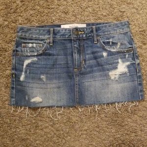 Abercrombie & Fitch Jean Skirt Size 25